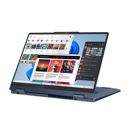 Lenovo IdeaPad 5 2-in-1 14IRU9 Intel Core 5 120U Hybrid (2-in-1) 35.6 cm (14") Touchscreen WUXGA 8 GB LPDDR5x-SDRAM 256 GB SSD Wi-Fi 6 (802.11ax) Windows 11 Home US English Blue - 83DT000MUS LENOVO
