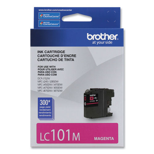 BROTHER  Innobella Ink, 300 Page-Yield, Magenta - LC101M
