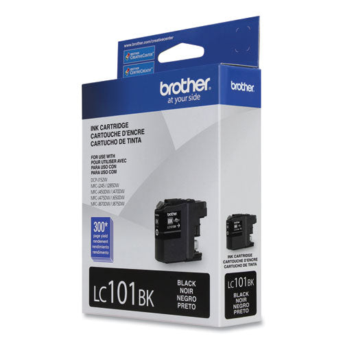 BROTHER  Innobella Ink, 300 Page-Yield, Black - LC101BK
