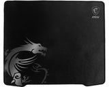 MSI AGILITY GD30 Pro Gaming Mousepad '450mm x 400mm, Pro Gamer Silk Surface, Iconic Dragon Design, Anti-slip and shock-absorbing rubber base, Reinforced stitched edges' - AGILITYGD30 MSI