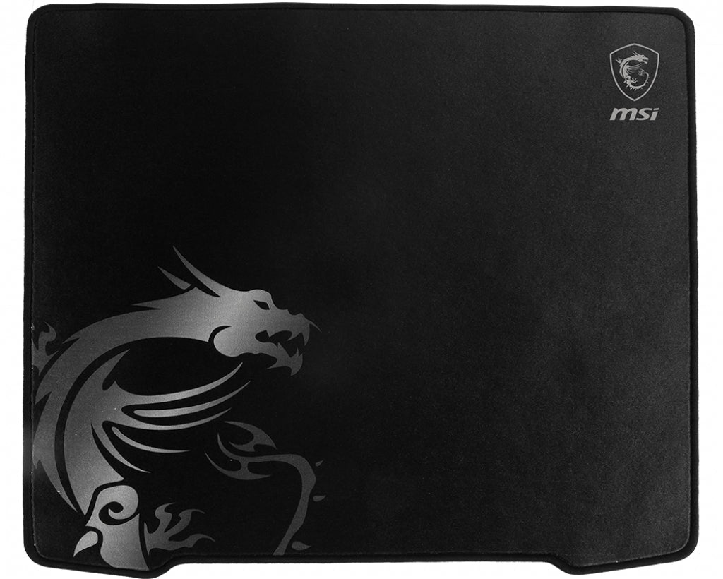 MSI AGILITY GD30 Pro Gaming Mousepad '450mm x 400mm, Pro Gamer Silk Surface, Iconic Dragon Design, Anti-slip and shock-absorbing rubber base, Reinforced stitched edges' - AGILITYGD30
