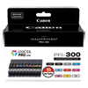 4192C007 (PFI-300) Ink, Matte Black/Photo Black/Gray/Cyan/Photo Cyan/Red/Magenta/Photo Magenta/Yellow/CO, 10/Pack - 4192C007