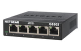 NETGEAR GS305-300PAS network switch Unmanaged L2 Gigabit Ethernet (10/100/1000) Black - GS305-300PAS
