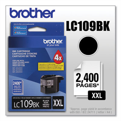 LC109BKS Innobella Super High-Yield Ink, 2,400 Page-Yield, Black - LC109BKS