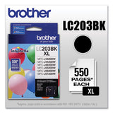 LC203BK Innobella High-Yield Ink, 550 Page-Yield, Black - LC203BK