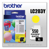 LC203Y Innobella High-Yield Ink, 550 Page-Yield, Yellow - LC203Y