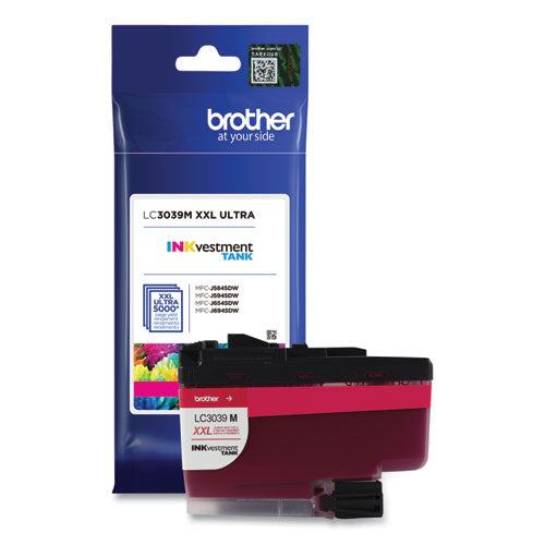 BROTHER  INKvestment Ultra High-Yield Ink, 5,000 Page-Yield, Magenta - LC3039M
