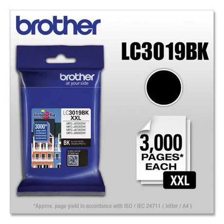 BROTHER  Innobella Super High-Yield Ink, 2,800 Page-Yield, Black - LC3019BK BROTHER