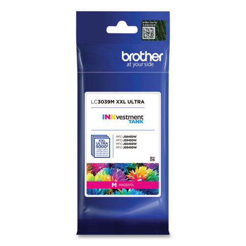 BROTHER  INKvestment Ultra High-Yield Ink, 5,000 Page-Yield, Magenta - LC3039M