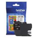 BROTHER  Ink, 200 Page-Yield, Black - LC3011BK
