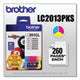 LC2013PKS Innobella Ink, 260 Page-Yield, Cyan/Magenta/Yellow - LC2013PKS