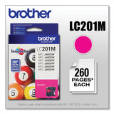 BROTHER  Innobella Ink, 260 Page-Yield, Magenta - LC201M