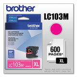 BROTHER  Innobella High-Yield Ink, 600 Page-Yield, Magenta - LC103M
