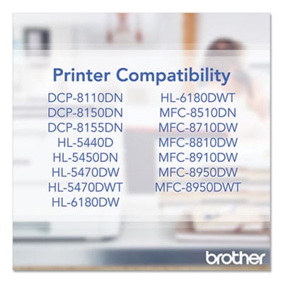 BROTHER Printer Consumables TN750 High-Yield Toner, 8,000 Page-Yield, Black - TN750