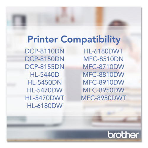 BROTHER  High-Yield Toner, 8,000 Page-Yield, Black - TN750