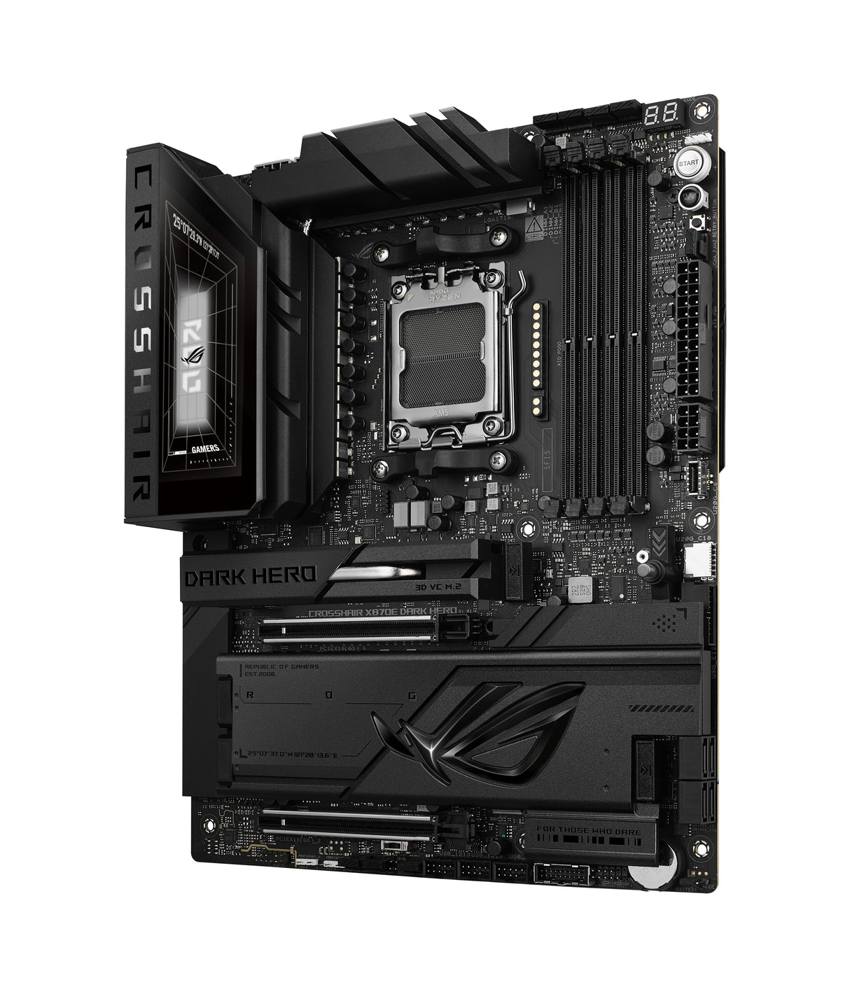 ASUS ROG CROSSHAIR X870E DARK HERO AMD X870E Socket AM5 ATX - ROG CROSSHAIR X870E DARK HERO