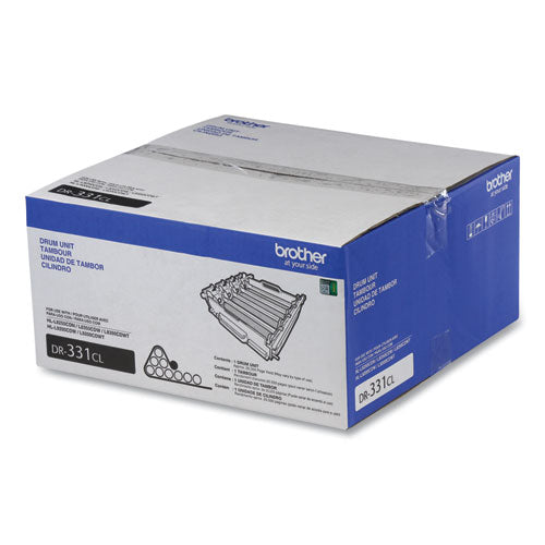 BROTHER  Drum Unit, 25,000 Page-Yield, Black/Cyan/Magenta/Yellow - DR331CL