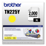 TN225Y High-Yield Toner, 2,200 Page-Yield, Yellow - TN225Y