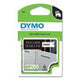 D1 High-Performance Polyester Removable Label Tape, 0.5" x 23 ft, Black on White - 45113 DYMO