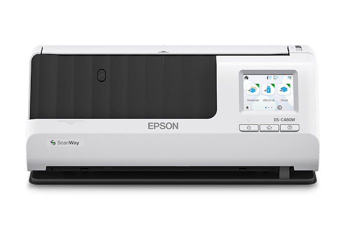 Epson DS-C480W Wireless Compact Desktop Document Scanner - B11B269202