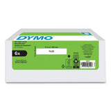 LW 1-Up File Folder, 0.56" x 3.43", White, 130 Labels/Roll, 6 Rolls/Pack - 2050812 DYMO