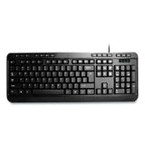 AKB132UB 118-Key MM Desktop USB Keyboard, Black - AKB-132UB