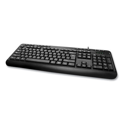 AKB132UB 118-Key MM Desktop USB Keyboard, Black - AKB-132UB