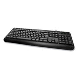 AKB132UB 118-Key MM Desktop USB Keyboard, Black - AKB-132UB