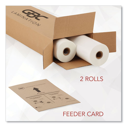 ACCO BRANDS USA LLC NAP-Lam I Roll Film, 3 mil, 25" x 250 ft, Gloss Clear, 2/Box - 3000024