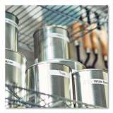 TZe Standard Adhesive Laminated Labeling Tape, 0.47" x 26.2 ft, Black on White - TZE231G