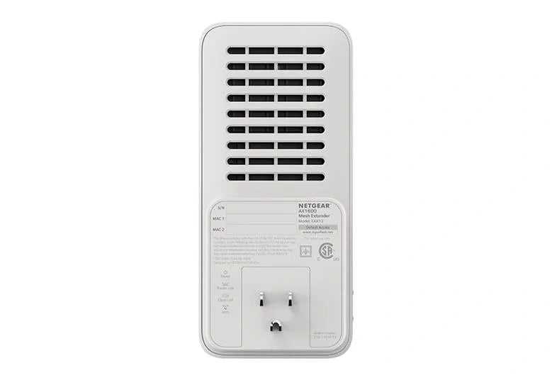 NETGEAR EAX12 Network repeater White 10, 100, 1000 Mbit/s - EAX12-100NAS