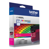 BROTHER  INKvestment High-Yield Ink, 5,000 Page-Yield, Magenta - LC406XLMS