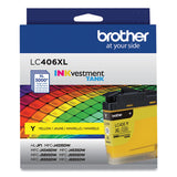 BROTHER  INKvestment High-Yield Ink, 5,000 Page-Yield, Yellow - LC406XLYS