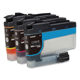 BROTHER LC4043PK INKvestment Ink, 750 Page-Yield, Cyan/Magenta/Yellow, 3/Pack - LC4043PKS
