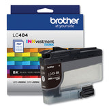 BROTHER  INKvestment Ink, 750 Page-Yield, Black - LC404BKS