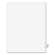 Preprinted Legal Exhibit Side Tab Index Dividers, Avery Style, 10-Tab, 73, 11 x 8.5, White, 25/Pack, (1073) - 01073 C2G
