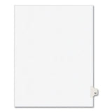 Preprinted Legal Exhibit Side Tab Index Dividers, Avery Style, 10-Tab, 73, 11 x 8.5, White, 25/Pack, (1073) - 01073 C2G