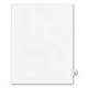 Preprinted Legal Exhibit Side Tab Index Dividers, Avery Style, 10-Tab, 73, 11 x 8.5, White, 25/Pack, (1073) - 01073 C2G