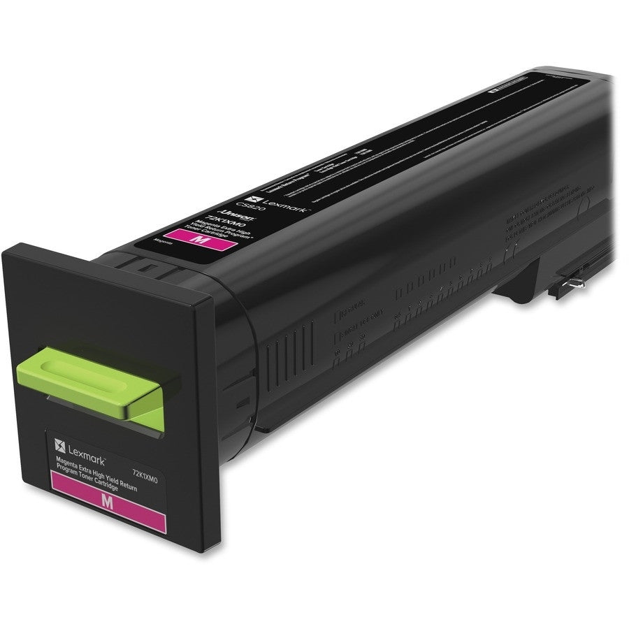 Lexmark CS/CX820, CX825, 860 Magenta Toner Cartridge Return Program Yield 22,000 Pages 72K1XM0