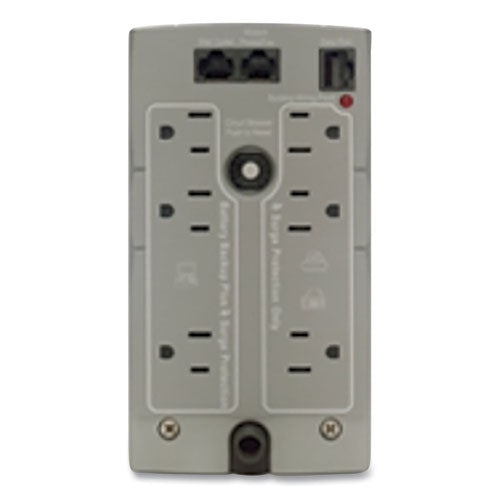APC  Back-UPS CS Battery Backup System, 6 Outlets, 500 VA, 480 J - BK500