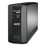 APC  Back-UPS Pro 700 Battery Backup System, 6 Outlets, 700 VA, 355 J - BR700G