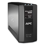 APC  Back-UPS Pro 700 Battery Backup System, 6 Outlets, 700 VA, 355 J - BR700G