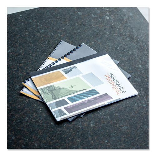 FELLOWES Wire Bindings for 11 x 8.5 Documents, 32 Rings, 0.38" (80-Sheet) Capacity, Black, 25/Pack - 52541