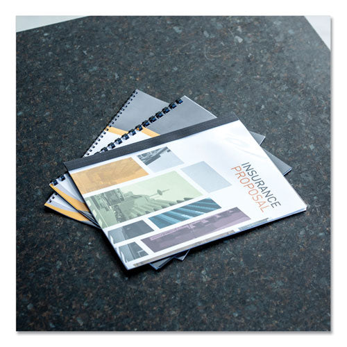 FELLOWES Wire Bindings for 11 x 8.5 Documents, 32 Rings, 0.31" (50-Sheet) Capacity, Black, 25/Pack - 5255201