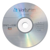 DVD+RW Rewritable Disc, 4.7 GB, 4x, Slim Jewel Case, Silver, 10/Pack - 94839