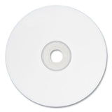 VERBATIM CD-R Printable Recordable Disc, 700 MB/80 Minute, 52x, Spindle, White, 100/Pack - 95251