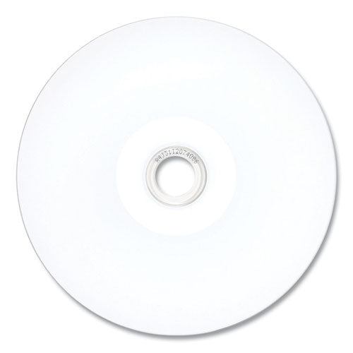 VERBATIM CD-R DataLifePlus Printable Recordable Disc, 700 MB/80 min, 52x, Spindle, White, 50/Pack - 94755
