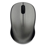 Silent Wireless Blue LED Mouse, 2.4 GHz Frequency/32.8 ft Wireless Range, Left/Right Hand Use, Graphite - 99769