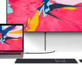 ALOGIC 2m Ultra USB-C (Male) to DP (Male) Cable - 4K @60Hz with LED (White) - Box Packaging