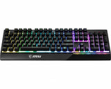 MSI VIGOR GK30 RGB MEMchanical Gaming Keyboard ' UK Layout, MECH. Membrane switches, 6-Zone RGB Lighting, RGB Mystic Light, water repellent keyboard design' - VIGORGK30
